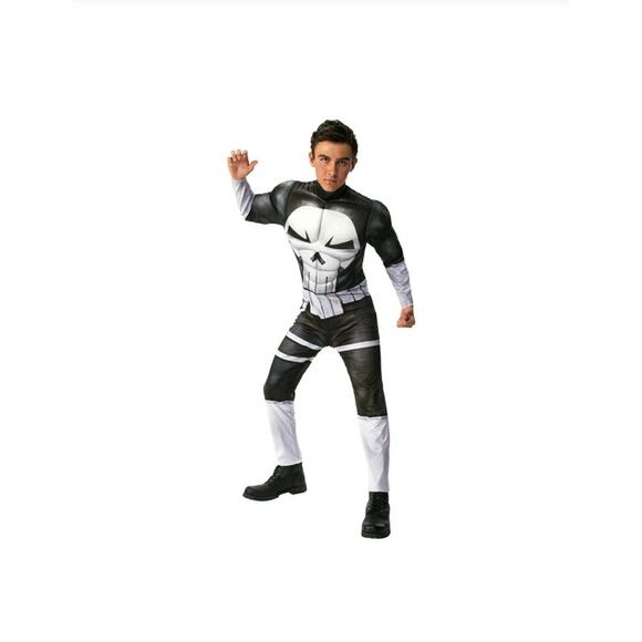 NWT Teen Men's Rubies Marvel Punisher Muscle Chest Costume Size Teen (28 - 30) - Picture 1 of 1